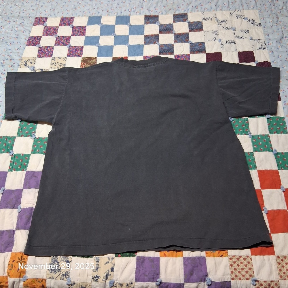 Vintage Colleglate Pacific Running Shoe T Shirt‎ RUN AWAY Single Stitch Size XL - Picture 7 of 8